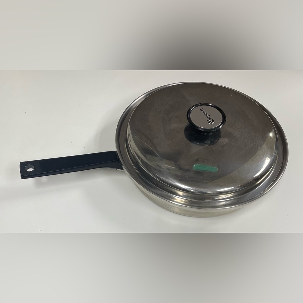 2 PCs Rare Vintage Baycrest Cookware Pot Lid Thermium Core Temp-tone